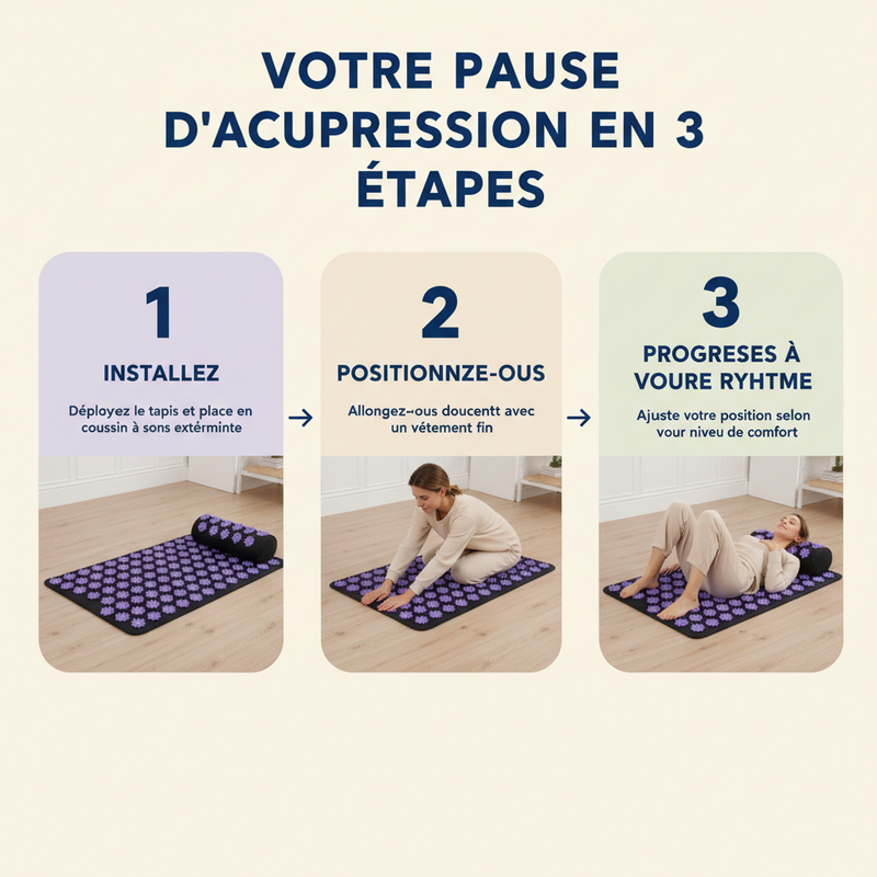 Votre pause d'acupression en 3 étapes — AcuZen Duo Zénolya