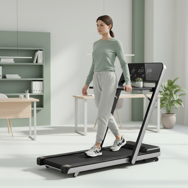 WalkDesk Zénolya – Visuel lifestyle bureau à domicile sans texte